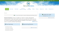 Desktop Screenshot of genuinegenetics.com