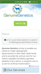 Mobile Screenshot of genuinegenetics.com